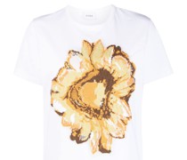 T-Shirt mit Blumenmotiv