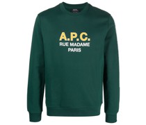 A.P.C. Sweatshirt mit Logo-Print