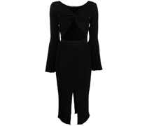 Midikleid mit Schlitz