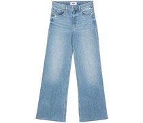 Anessa logo-patch jeans