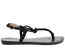 knot-detail flat sandals