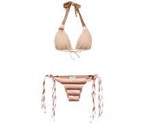 Bikini mit Streifen