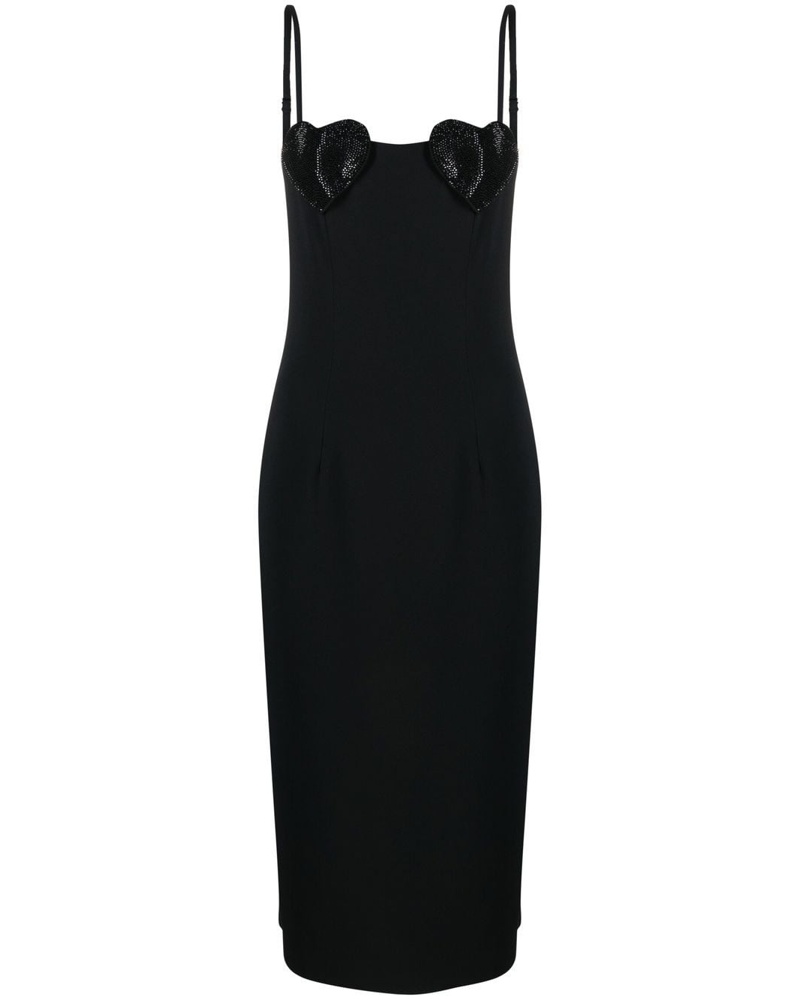 Blumarine Damen Midikleid mit Pailletten