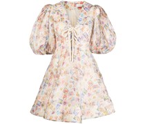 High Tide puff-sleeve minidress