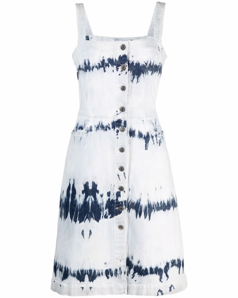 Stella McCartney Damen Kleid mit Batikmuster