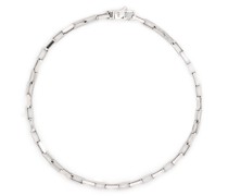 debossed-logo cable-link chain bracelet