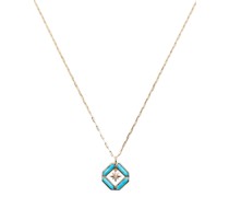 14kt Astra Journey Gelbgoldhalskette mit Diamanten