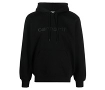 Hoodie mit Logo-Stickerei