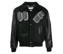 off white temperature college jacke off white temperature college jacke