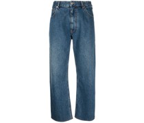 Weite Cropped-Jeans