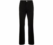 Gerade Jeans mit Logo-Patch