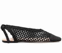 Ballerinas mit eckiger Kappe