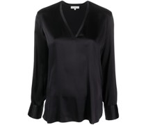 Bluse aus Satin