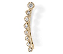 14kt Crawler Gelbgoldohrring