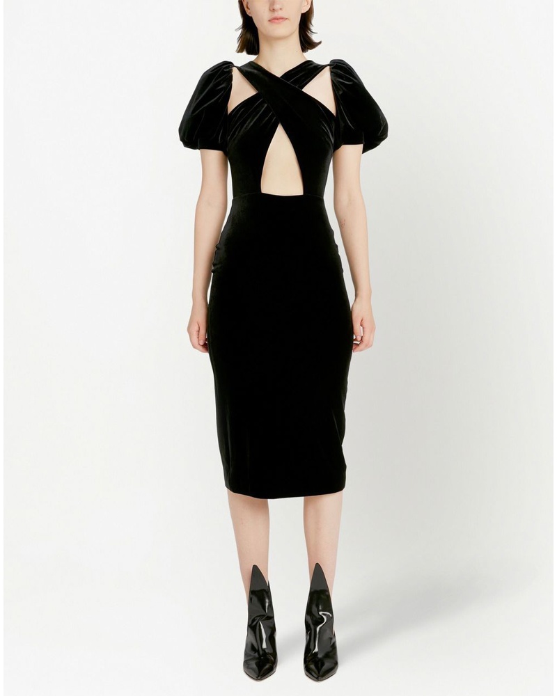 Christopher Kane Damen The Mickey Samtkleid