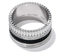 Großer 18kt 'Quatre Black Edition' Weißgoldring