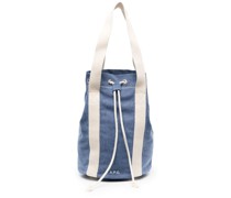 A.P.C. Jeans-Shopper mit Kordelzug