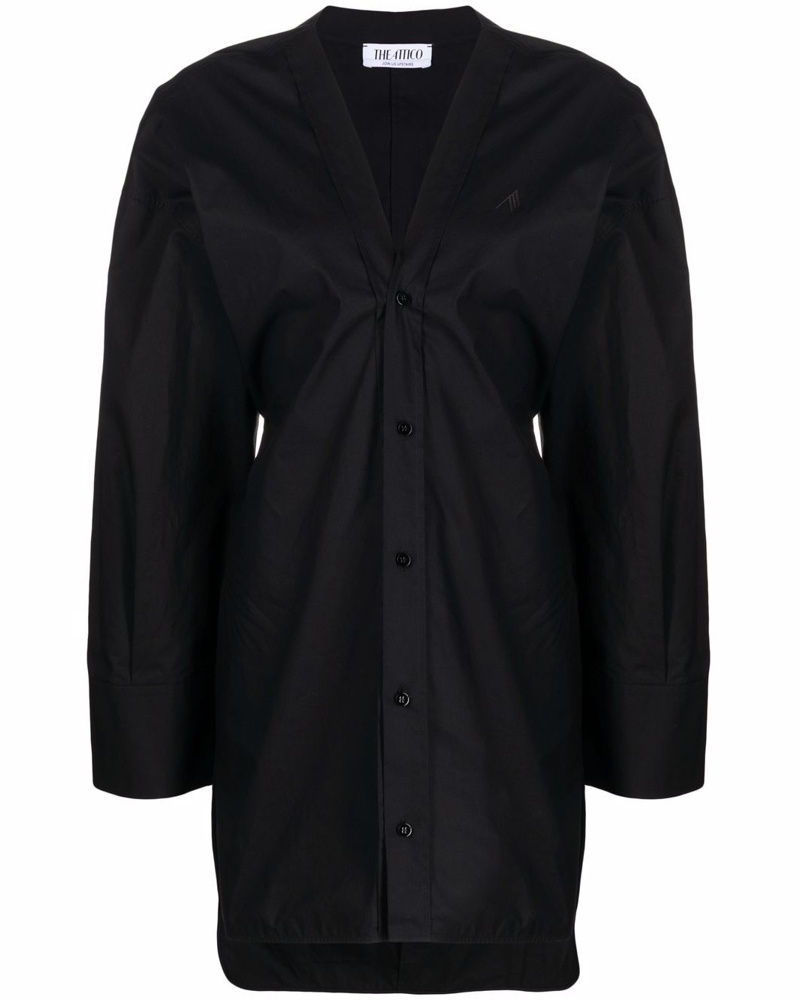 ATTICO Damen Kleid mit Raffungen