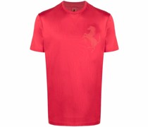 T-Shirt mit Cavallino Rampante