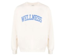 Sweatshirt mit "Wellness"-Applikation