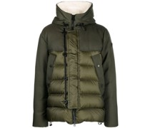 Gefütterte Jacke mit Logo-Patch