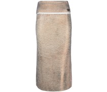 Geripptes Midikleid