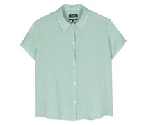 A.P.C. short-sleeves linen shirt