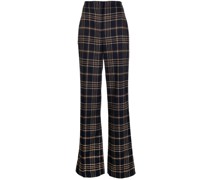 Weite Hose mit Karomuster