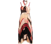 Maxikleid mit abstraktem Muster