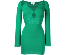 Geripptes Kleid
