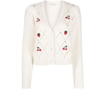 Cardigan mit V-Ausschnitt
