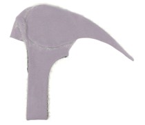 Asymmetrische Twisted Ribbon Beanie