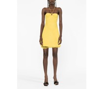 Gerafftes Neckholder-Kleid