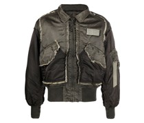 Bomberjacke mit Logo-Patch