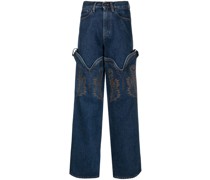 Jeans mit weitem Bein