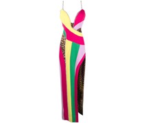 Kleid im Patchwork-Look