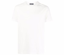 T-Shirt mit Logo-Stickerei