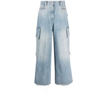 Jeans mit weitem Bein