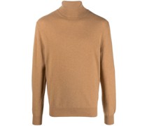 Rollkragenpullover aus recycelter Wolle