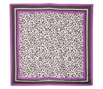 Seidenschal mit Leoparden-Print