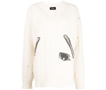 Pullover mit grafischem Print