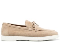Loafer aus Wildleder mit Schnürung