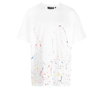 T-Shirt mit Farbklecks-Print