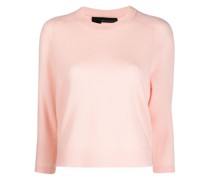 Kaschmirpullover mit Rundhalsausschnitt