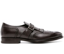Monk-Schuhe mit Lochmusterdetail