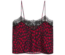 Top mit Herz-Print