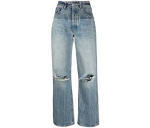 Weite Distressed-Jeans