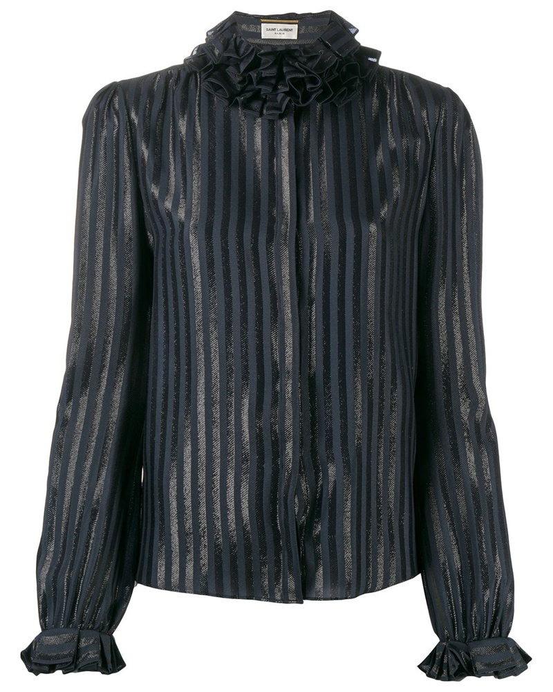 Saint Laurent Damen Hemd mit Streifen
