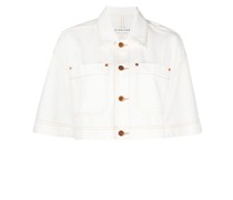 Klassische Cropped-Jeansjacke