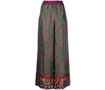 Palazzohose mit grafischem Print